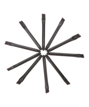 WOONEKY 10 Pcs Eye Shadow Brush Eyebrow Brush Applicator Concealer Brush Cosmetic Eye Makeup Sponge Nylon