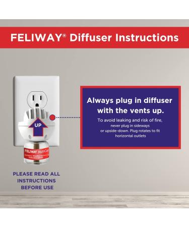FELIWAY MultiCat Calming Pheromone 30 Day Refill - 6 Pack: Reduce Cat Conflict and Stress - Buy Online on GoSupps.com