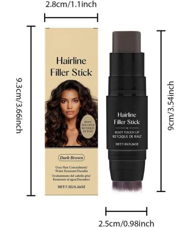 Root Touch up Stick Poudre Cheveux Waterproof Hairline Filler Stick Instantly Gray Hair Cover Up Retouche Racines Instantan e Camoufle Cheveux Gris R sultat Naturel (Dark Brown) - Buy Online on GoSupps.com