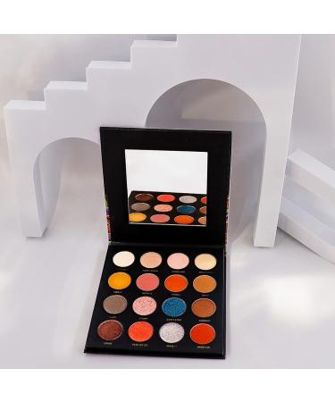 Buy Xaena Eyeshadow Palette - 16 Highly Pigmented Matte & Shimmer Colors | Waterproof Long-Lasting Makeup | Perfect Gift for Stunning Eye Looks - Buy Online on GoSupps.com