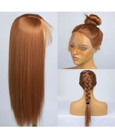 Candice 24 Ginger Straight Lace Front Wig - Honey Blond Heat-Resistant Synthetic Hair - Buy Online on GoSupps.com