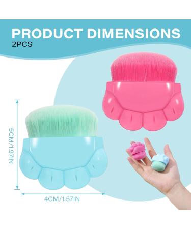 2 Packs Kids Sunscreen Applicator Brush Soft Bristle Cute Paw Sunscreen Brush with Case No Absorb Loition Sun Lotion Traceless Applicator Even Apply Baby Sunscreen Applicator - Buy Online on GoSupps.com