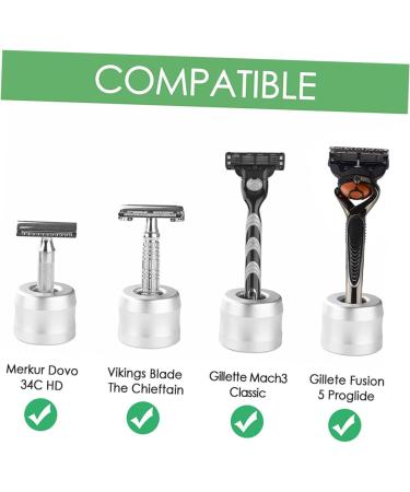 FRCOLOR Electric Shavers for Men - 2 Pack Shore Holder Storage Regal - Premium Aluminum Bathroom Grooming Tools - Buy Online on GoSupps.com