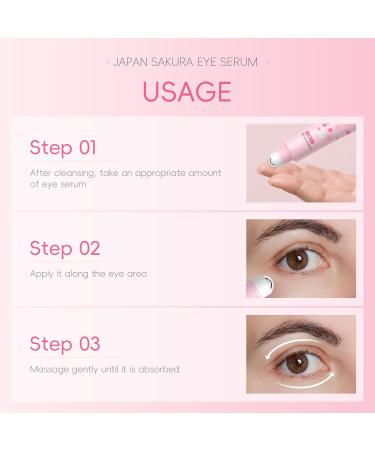 Eye Cream Eye Serum & Eye Roller Eye Massager Firming Under Eye Serum Instantly Reduces Under Eye Bags Dark Circles & Puffiness  - Buy Online on GoSupps.com