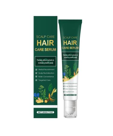 Anti-Frizz Hair Oil | 20g Liquid Roll-On Scalp Treatment - Scalp and Hair Growth Oil - To Restore and Moisturize Prevent Breakage and Loss Add Volume for Women