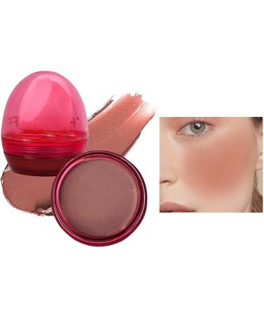 Powder Blusher - Waterproof Velvet Cream Blusher for Face Cheeks Eyes Face Blusher Makeup Supplies for Shopping Home Working Dating Traveling Gathering Rowces 03# Dry Rose - Buy Online on GoSupps.com