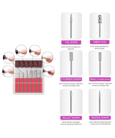 FATUXZ Professional Nail Drill Machine 20000 RPM - Nail File Kit for Acrylic & Gel Nails - Glazing Nail Art Polisher Set for Home & Salon Use (Pink) - Buy Online on GoSupps.com