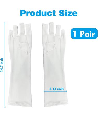 COCOJAM UV Light Gloves for Gel Nails - Anti-UV Protection Manicure Gloves 1 Pair for Safe Nail Lamp Use - Buy Online on GoSupps.com