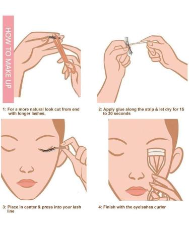 3D Mink False Eyelashes Natural Look Reusable Fake Lashes Volume Fluffy Soft Strip Lashes 3 Pairs No Glue 3Pairs36 - Buy Online on GoSupps.com