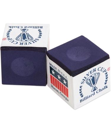 Silver Cup Billiard Chalk - 12 Pack Purple - Buy Online on GoSupps.com
