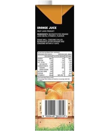 JUST JUICE No Added Sugar Orange Juice 1 l Orange Orange 1 l (Pack of 1) - Buy Online on GoSupps.com