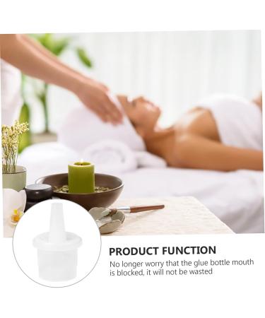 20pcs Glue Lash Tool Tools Grafted Mascara Replacement Plastic Bottle Miss Bottle Cap Universal - Buy Online on GoSupps.com