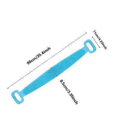 36 inch Extra Long Silicone Back Scrubber for Men and Women - Comfortable & Strong Body Cleaning Shower Brush - Buy Online on GoSupps.com