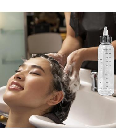 2pcs Hair Oil Applicator Bottles 110ml - Refillable Squeeze Bottles with Scale Ratio for Hair Dye - Salon Quality Hair Care Essentials - Buy Online on GoSupps.com