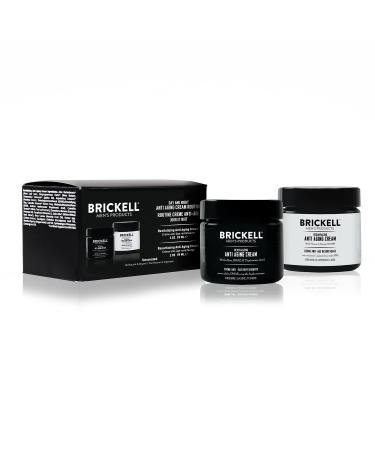 Brickell Men's Day and Night Anti Aging Cream Routine  Natural and Organic  Unscented  Skincare Gift Set - Buy Online on GoSupps.com