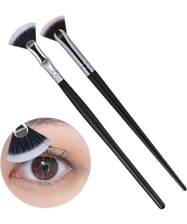 Fan Mascara Brushes - Unique Mascara Fan Brush Eyebrow and Eyelash Brush with Soft Bristles for Girlfriend Mother Wife - Buy Online on GoSupps.com