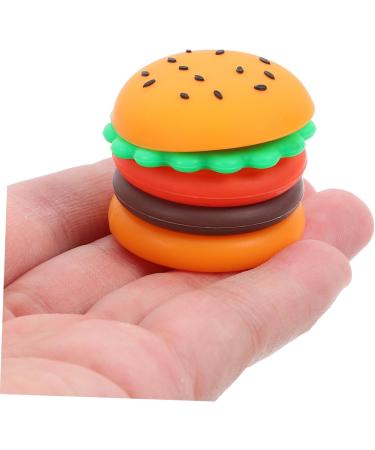 RORPOIR Silicone Box Moisturizer Dispenser Jewelry Container Eye Cream Jar Makeup Sample Container Mini Hamburger Jars Tiny Travel Jars with Lid Small Container Cosmetic Jars - Buy Online on GoSupps.com