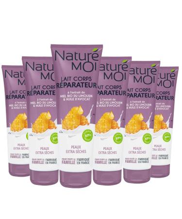 Natur moi Natur Moi Set of 6 Organic Limousin Honey Extracts and Avocado Oil - Nourishes and Hydrates - For Extra Dry Skin - 250 ml