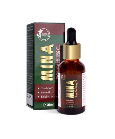 MINA iBrow Nourishing oil Stimulate Growth For Eyebrow  Eye Lashes  Hair  Skin Moisturizer(30 Ml)