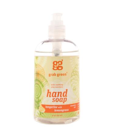 Grab Green Hand Soap Tangerine with Lemongrass 12 oz (355 ml)