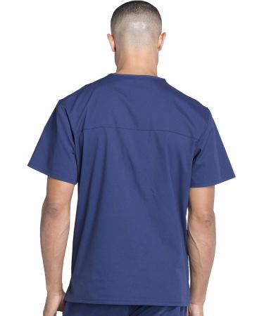 Cherokee Men's Workwear Professionals V-Neck Scrub Top - Navy, Size Medium | WW695 - Buy Online on GoSupps.com