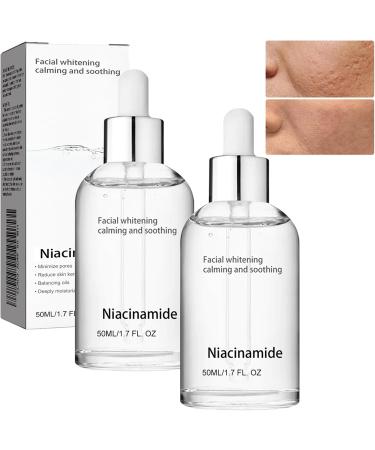 Sunnylas Niacinamide Freckles Removal Serum Niacinamide Spots Removal Serum Nicotinamide Serum for Blemishes Hydrating and Moisturizing Facial Essence (2 PCS)
