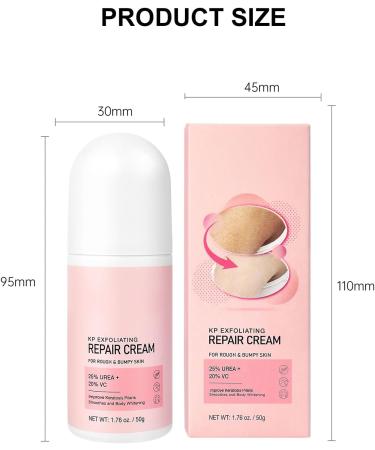 Keratosis Pilaris Cream Chicken Skin Care Cream Skin Exfoliating Repair Cream Keratosis Pilaris Treatment Legs Treatment Body Cream Rough Skin Cream For Rough And Bumpy Dry Skin 50g - Buy Online on GoSupps.com