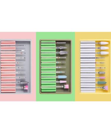 1 Set manicure drill bits nail grinding head nail for beginners nail grinding polisher Nail File Drill Bits Grit Gel Nails Bit electrical tools pedicure Nail supplies - Buy Online on GoSupps.com