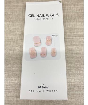 EBANKU Waterproof Cured Gel Nail Strips - Long Lasting Real Nail Polish Wraps with Cuticle Stick and Nail File - UV/LED Lamp Required - Buy Online on GoSupps.com