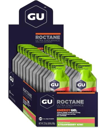 GU Energy Roctane Ultra Endurance Energy Gel 24-Count - Strawberry Kiwi Flavor - Buy Online on GoSupps.com