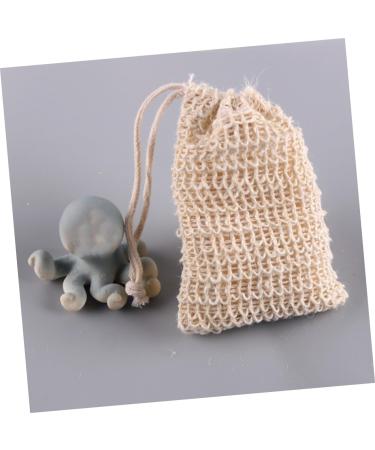 Healeved 6pcs Handmade Soap Storage Bag Drawstring Soap Bag Natural Loofa Mesh Soap Bag Sisal Soap Bag Shower Foaming Mesh Exfoliating Loofah Pouch Toilet Bath Plant Mesh Bag Cotton Linen - Buy Online on GoSupps.com