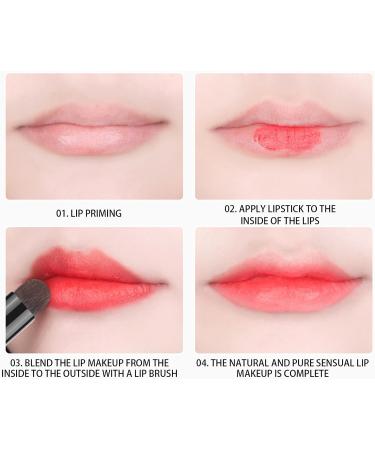 Maodom Lip Makeup Brush | Lipstick Applicator Brush with Lid | Portable Brush Lip Gloss Makeup Brush Makeup Applicator Eyeshadow Brush for Women Girls - Buy Online on GoSupps.com