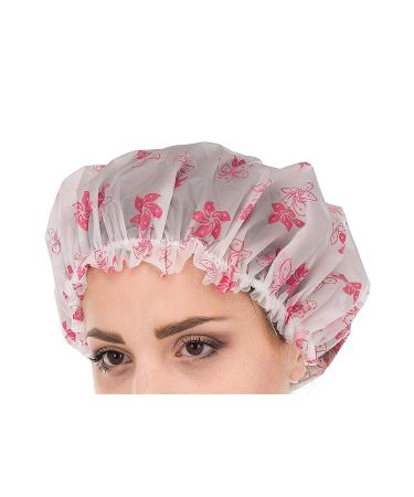Buy White Shower Hood with Pink Flowers - Stylish & Functional | International Shipping Available - Buy Online on GoSupps.com