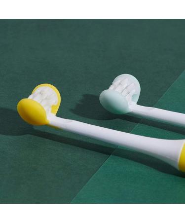 Buy Clean 3-Page Design Toothbrush for Kids Aged 2-6 | 3D Manual Toothbrushes for Sensitive Gums - International Shipping Available - Buy Online on GoSupps.com