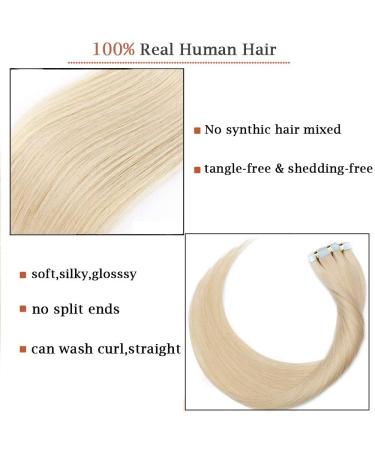 SEGO Tape Extensions Real Hair 14 Inch - 20 Double-Sided Tape Hair Extensions (50g 10 PCs) - Buy Online on GoSupps.com