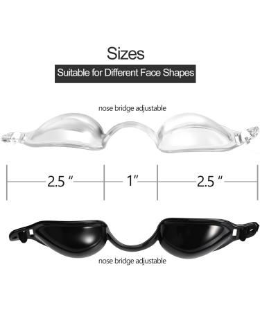 Multi-Function Dry Eye Relief Sleep Masks - Opaque & Transparent Set | Medium Size | International Shipping Available - Buy Online on GoSupps.com