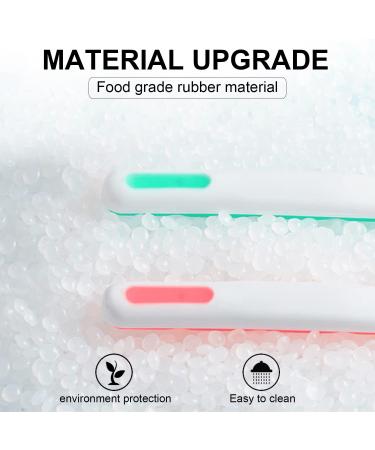 GNCLOUD Tongue Scraper Set - 4 Pcs | Tongue Cleaner Brushes for Adults | Oral Care for Fresh Breath & Mouth Health - Buy Online on GoSupps.com