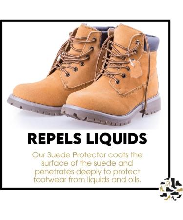 Suede Protector Spray 125ml | Long Lasting Water & Stain Resistance | For Dress Shoes, Trainers, Boots, Heels, Sandals - Buy Online on GoSupps.com