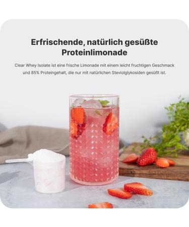  Vilgain Vilgain Clear Whey Isolate | Fresh and Fruity Protein Flavor Sweetened with Stevia | Over 85% Protein | Natural Ingredients No Artificial Flavours or Colours (500 g  - Buy Online on GoSupps.com