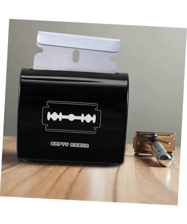 Minkissy Blade Recycling Box - Metal Razor Disposal Container for Milling Cutters & Manual Shavers - 6.5x6cm Black Storage Solution for Safe Disposal - Buy Online on GoSupps.com