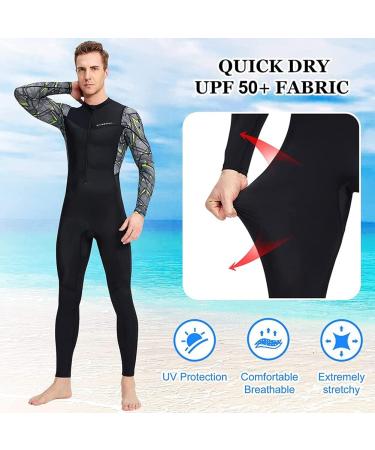 Dive Skin Full Body Swimsuit Rash Guard Wetsuit | Quick Dry UV Protection | Men Black 3X-Large - Buy Online on GoSupps.com