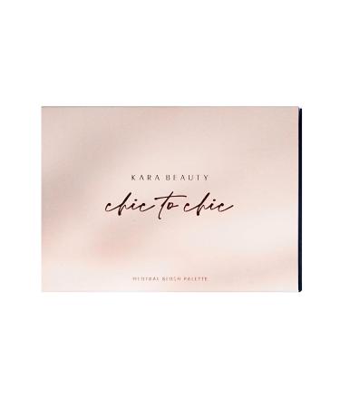 Kara Beauty Chic to Chic 6-Pan Neutral Blush Palette - Vegan | International Shipping Available - Buy Online on GoSupps.com
