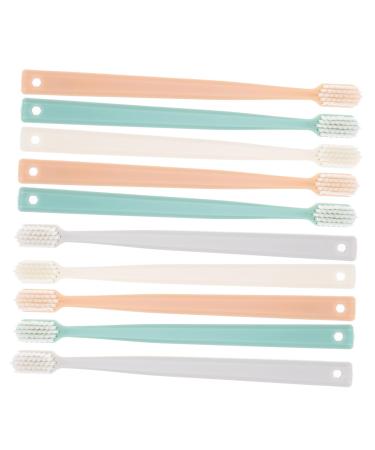 Ipetboom 10st soft toothbrush travel teeth travel toothbrush ergonomic toothbrushes toothbrush for adults soft accessory for adults.