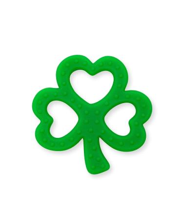 Clover Child Irish Baby Teething Toy - Soft BPA Free Silicone Teether & Pacifier Clip - Buy Online on GoSupps.com