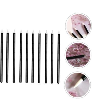 POPETPOP 100pcs Eye Brush Eyeliner Black Applicator Head Practical Stickblack Makeup Fiber Disposable Sticks - Buy Online on GoSupps.com