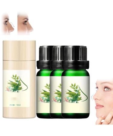 Alkyne Sci-effect Nose Lift Shaping Oil Nose Up Heighten Rhinoplasty Essential Oil Nasal Bone Remodeling Serum for Nose Heighten&Reshaping (3pcs)