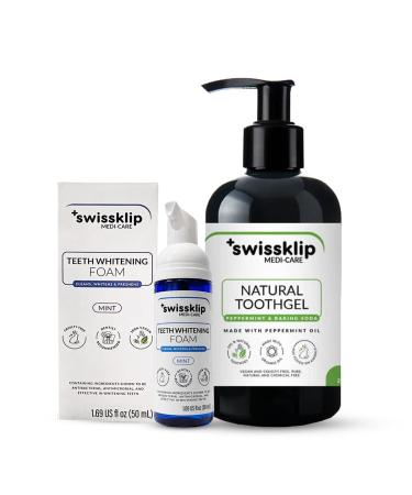 Swissklip Oral Care Bundle I Natural Ingredients That Promote Fresh Breath and Brighter Smile I We Offer Best Teeth Whitening Products for Professional Teeth Whitening Kit