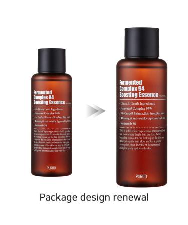 PURITO Fermented Complex 94 Boosting Essence 150ml - Natural Skincare Booster with Soothing Fermentation | Safe Ingredients for Healthy Skin - Buy Online on GoSupps.com