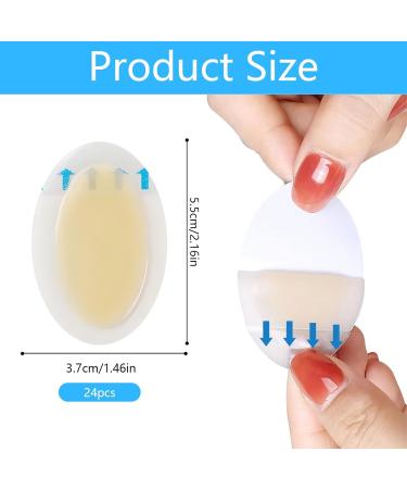 24 Pieces Hydrocolloid Gel Pads for Feet - Invisible Protection for Friction Pain Relief in Toes Heels & Forefoot | Ideal for Hiking & Daily Use - Buy Online on GoSupps.com