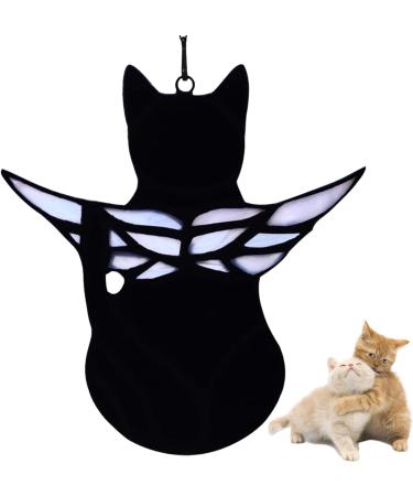 Angel Cat Memorial Ornaments Cat Suncatcher Window Hanging Pet Memorial Statue Cat Lovers Gifts Ornaments Pet Memorial Sympathy for Cat Lovers(Black) - Buy Online on GoSupps.com